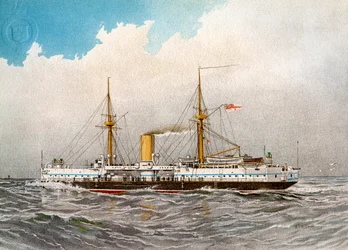 HMS Colossus, kuninkaallisen laivaston 2. luokan taistelulaiva, c1890-c1893