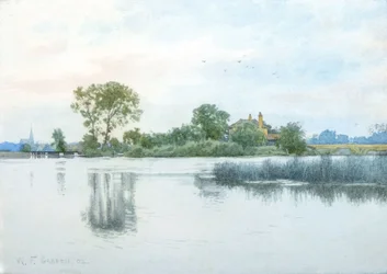 Ouse-joen yli Hemingford Abbotsiin