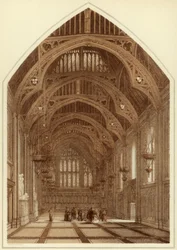 Guildhall sisustus, Lontoon kaupunki, 1886