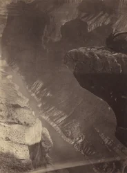Katse etelään Grand Cañoniin, Colorado-joelle, Sheavwitzin ylitys, 1872.