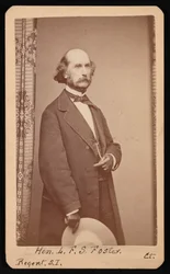 LaFayette Sabine Fosterin muotokuva 1806-1880, 1871-1880.