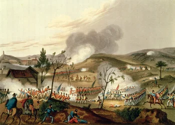 Waterloon taistelu, 18. kesäkuuta 1815 (akvatinta)