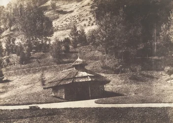 Maalaismainen paviljonki Eaux-Bonnesissa, 1854.