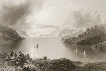 Eagle Mountain, Killeries, Connemara, Galwayn kreivikunta, George Virtuen kirjasta 
