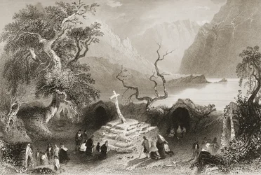 Gougane Barra, Corkin kreivikunta, Irlanti, George Virtuen kirjasta 