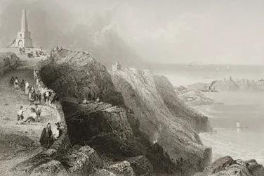 Killiney Hill, Dublinin kreivikunta, Irlanti, George Virtuen kirjasta 