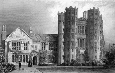 Layer Marney Tower, Essex, inukit ni Henry Wallis, 1832 finn