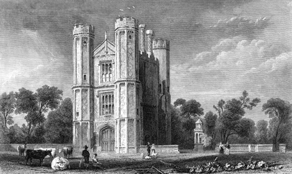 Leighs Priory, Essex, kaiverrus E. Young, 1832