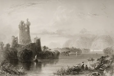 Rossin linna, Killarney, Kerryn kreivikunta, George Virtuen kirjasta 