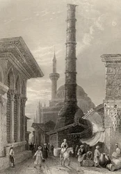 Tchernberle Tash, Konstantinopoli, Istanbul, Turkki, kaiverrus J. Carter