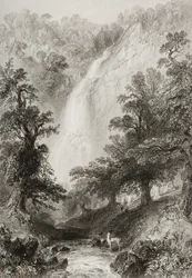Waterfall, Powerscourt, Wicklow