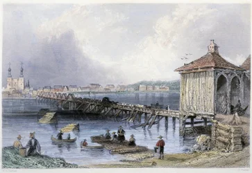 Näkymä sillasta Richelieu-joen yli St John