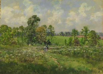 Kukkainen niitty, 1910.