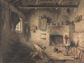 Puuhakkurin aamiainen Oksakeräilijän ateria, n. 1832-34.