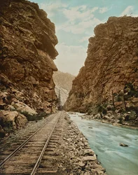 Clear Creek Canyon, Colorado, n. 1899 (valokuva)