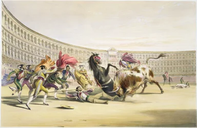 Picador vaarassa, 1865