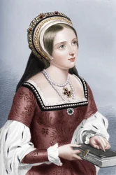 Katariina Parr 1512-1548, kuningas Henrik VIII:n kuudes puoliso, 1851