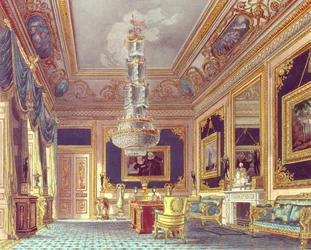 Blue Velvet Room, Carlton House Pynen "kuninkaallisista asunnoista", 1818