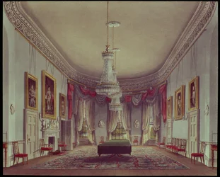 Ruokasali, Frogmore Pynen "kuninkaallisista asunnoista", 1818