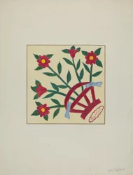 Pieced Quilt 1 Square, n. 1940.