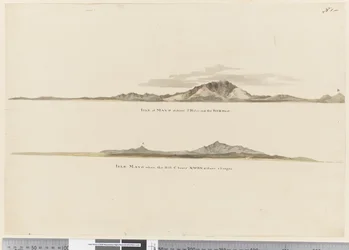 Page 1 a) Kap Verden saarten Mayon saaren rannikon profiili. b) Mayon saaren Kap Verden rannikon profiili luoteeseen katsottuna