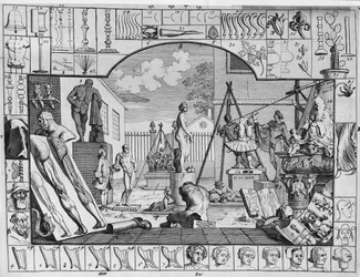Kauneuden analyysi, levy 1, 1753