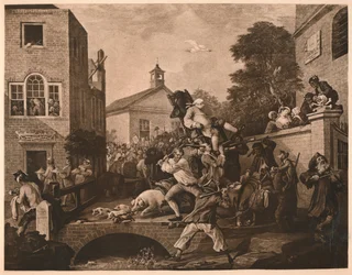 Jäsenten puheenjohtajana, levy IV vaalien huumorista, 1757