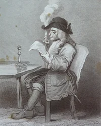 William Hogarthin kaiverrus otsikolla "The Politician".