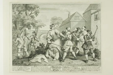 Hudibras Vanquished by Trulla, levy viisi Hudibrasin kirjasta Hudibras