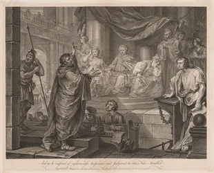 Paul ennen Félixin suurta lautasta, 1752.