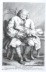 Muotokuva Simon Fraserista, lordi Lovatista (n.1667-1747) 25. elokuuta 1746
