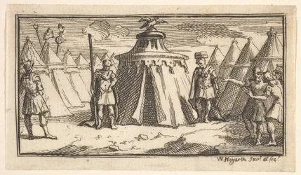 Sotilaallisen vyön tai vyön poistaminen John Beaver, Roman Military Punishments, 17..., vuoden 1725 jälkeen.