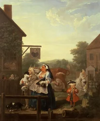 Neljä kertaa vuorokaudessa: Ilta, 1736