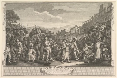 The Idle Prentice Executed at Tyburn Industry and Idleness, levy 11, 30. syyskuuta 1747.