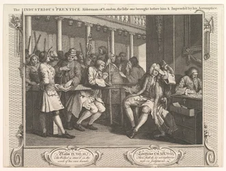 The Industrious Prentice Alderman of London, The Idle One Brought Before Hi..., 30. syyskuuta 1747.