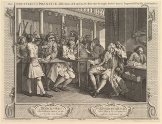 Lontoon ahkera Prentice Alderman, Idle One Brought Before Hi..., 30. syyskuuta 1747.