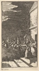 Uusi metamorfoosi, levy 3: Banditit sieppaavat Camillan, 1724.
