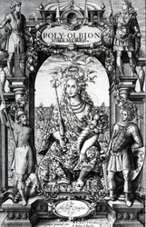 Michael Draytonin Poly-Olbionin etukappale, julkaistu vuonna 1622