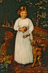 Miss Flamborough (öljy kankaalle)