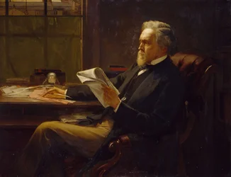 George Jacob Holyoaken muotokuva 1817-1906.