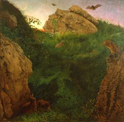 Twilight (öljy kankaalle)