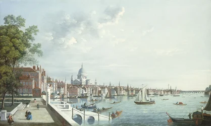 Thames Somerset Housesta, katsoen alavirtaan