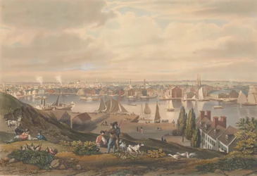 Baltimore Federal Hillistä, julkaistu 1831.