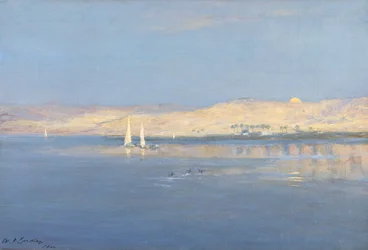 Kuu nousee Niilin yli, 1900