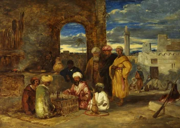 Arabit pelaavat shakkia