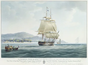 Itä-Intian komppanian laiva "Lord Lowther", jonka komentaja on Charles Steward, lähtee Prince of Walesin saaren satamasta.