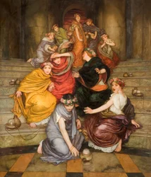 Vertaus viisaista ja tyhmistä neitsyistä, 1899.