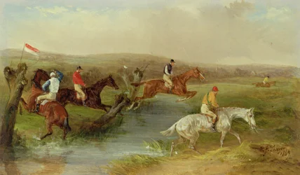 Estejuoksu: The Brook (öljy kankaalle)