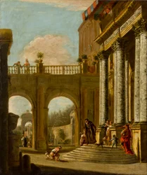 Tuhlaajapojan paluu, n. 1712-1716 (öljy kankaalle)