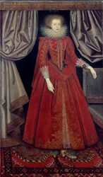 Catherine Knevet, n. 1615 (öljy kankaalle)